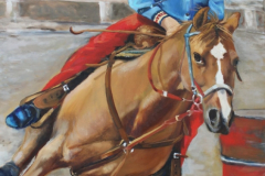 Barrel Racing 28 x 30 Oil