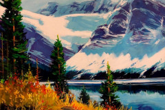 Crowfoot-Glacier.-16x20-Acrylic