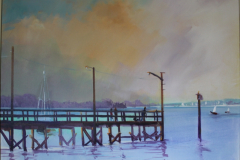 Crescent Beach Acrylic 18 x 24