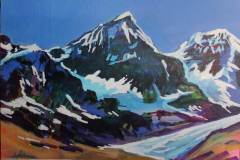 Columbia Ice fields 12 x 16 Acrylic
