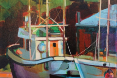 Fishing Boats 12 x 16 Acrylic