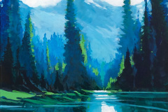 On the road to Stewart BC 16x20