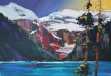 Lake Louise 12 x 16 Acrylic