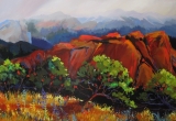 Red Rocks, Morrison, Colorado Acrylic 40 x 48 Sold