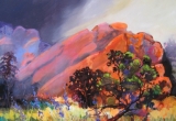 Red Rocks, Morrison, Colorado 36 x 30 Acrylic
