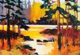 The Sun Is Going Down 12 X 16