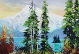 Tamarack at Two Jack Lake 18 X 24