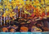 On the Banks of the Red Deer River 2 16 X 20