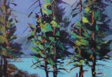Along the Pack Trail 8 x 10 Acrylic