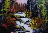 Water Falls 16 x 20 Acrylic