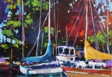 Thieves Bay, Pender Island 11 x 14 Acrylic Sold