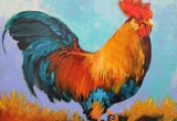 Proud Fellow 11 x 14 Acrylic Sold