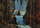 Tangle Falls Acrylic 12 x16