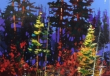 Woodland Forest 18x24
