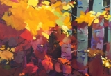 Poplars - Colour Explosion 18x18 Acrylic