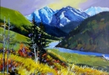 Indian Head, Alberta 16 x 20 Acrylic Sold